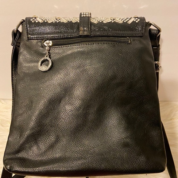Black Rhinestone Detailed Purse - Picture 2 of 6